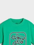 Lühikeste varrukatega särk - green spruce - SINSAY - small7
