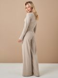 Wide leg trousers - nude - SINSAY - small3
