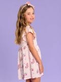 Lillemustriline kleit - pastellroosa - SINSAY - small4