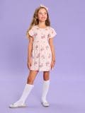 Lillemustriline kleit - pastellroosa - SINSAY - small1