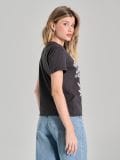Футболка з короткими рукавами - темно-сірий - SINSAY - small5