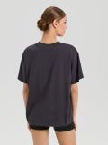 T-Shirt mit Druck im Loose-Fit Stitch - Grau - SINSAY - small2
