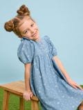 Babydoll haljina - plava - SINSAY - small6