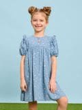 Babydoll haljina - plava - SINSAY - small8