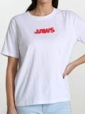 T-särk JAWS - valge - SINSAY - small1