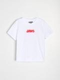 T-särk JAWS - valge - SINSAY - small3