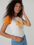 Harry Potter crop top with print - mustard - SINSAY - small1