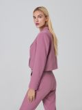 Krótki żakiet - różowy - SINSAY - small5
