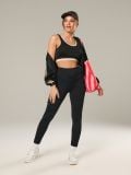 Legginsy sportowe Gym Hard - czarny - SINSAY - small4