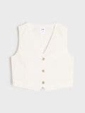 Mellény - krémszínű - SINSAY - small6