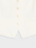 Prsluk za odelo - krem - SINSAY - small15