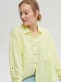 Cămașă oversized - galben-deschis - SINSAY - small5
