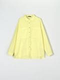 Cămașă oversized - galben-deschis - SINSAY - small4