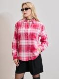 Pamučna košulja na kocke - roze - SINSAY - small6