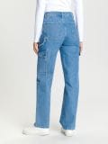 Wide leg farmerke - plava - SINSAY - small4