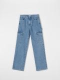 Wide leg farmerke - plava - SINSAY - small2