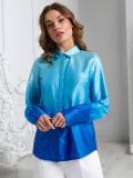Srajca iz satena - svetlo modra - SINSAY - small1