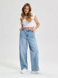 Blugi loose - albastru - SINSAY - small4