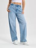 Blugi loose - albastru - SINSAY - small1