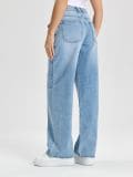 Blugi loose - albastru - SINSAY - small3
