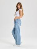 Blugi loose - albastru - SINSAY - small5