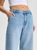 Blugi loose - albastru - SINSAY - small8