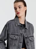 Kurtka jeansowa - szary - SINSAY - small5