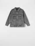 Kurtka jeansowa - szary - SINSAY - small2