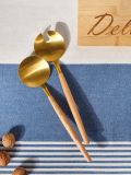 Salatbesteck, 2er-Pack - Gold - SINSAY - small1