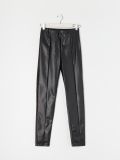 Pantaloni din piele ecologică - negru - SINSAY - small4