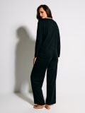 Kaheosaline pidžaamakomplekt - must - SINSAY - small3