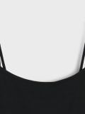 Peente õlapaeltega crop top - must - SINSAY - small14