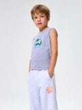 Трикотажні штани Wide leg - сірий - SINSAY - small2