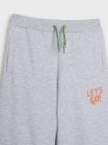 Трикотажні штани Wide leg - сірий - SINSAY - small4