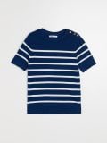 Sweter z krótkim rękawem - granatowy - SINSAY - small5
