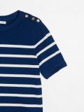 Sweter z krótkim rękawem - granatowy - SINSAY - small14