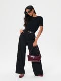 Sweter z krótkim rękawem - czarny - SINSAY - small2