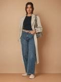 Sweter z krótkim rękawem - czarny - SINSAY - small7