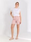 Bluza s ukrasnom čipkom - krem - SINSAY - small3