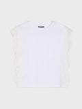 Bluza s ukrasnom čipkom - krem - SINSAY - small5