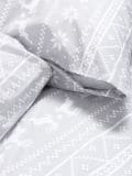 Set lenjerie de pat din bumbac - gri deschis - SINSAY - small4