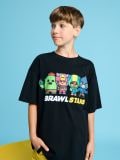 Koszulka Brawl Stars - czarny - SINSAY - small1
