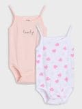 Bodi, 2 tk - valge - SINSAY - small1