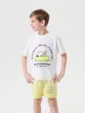 Шорти Peanuts - жовто-зелений - SINSAY - small1