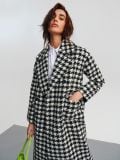 Płaszcz dwurzędowy w pepitkę - wielobarwny - SINSAY - small3