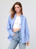 Striped shirt - light blue - SINSAY - small1