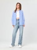 Striped shirt - light blue - SINSAY - small2