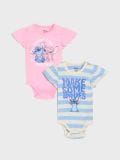 Боді, 2 шт. Stitch - бегонія - SINSAY - small1