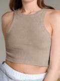 Crop top - bež - SINSAY - small6