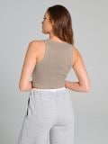 Crop top - bež - SINSAY - small2